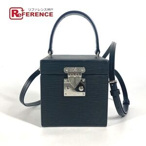 Louis Vuitton Epi Leather Bleecker Mirror Vanity Bag Handbag Noir Black